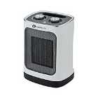 PureMate 1800W Ceramic Fan Heater with Automatic Oscillation & 3 Heat Settings - White