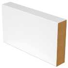 Wickes Square Edge Primed MDF Skirting / Architrave - 18 x 69 x 2100 mm