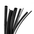 CORElectric Black Cable sleeving, 0.15m