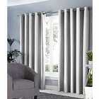 Groundlevel Blackout Curtains Silver 90X90