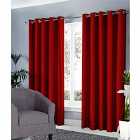 Groundlevel Blackout Curtains Red 66X90