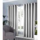 Groundlevel Blackout Curtains Silver 66X72