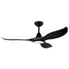 Eglo Black Modern Ceiling Fan With Tuneable White Light