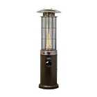 Heat Outdoors Santini Eco Flame Gas Patio Heater Stainless Steel - Bronze