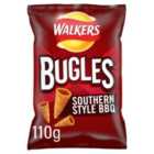 Walkers Bugles Southern Style BBQ Sharing Snacks Crisps 110g