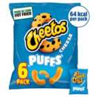 Cheetos Puffs Cheese Multipack Snacks Crisps 6 x 13g