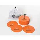 Precision Round Rubber Marker Discs (set Of 20) (orange, Medium)