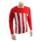 Precision Valencia Shirt Junior (30-32", Red/White)