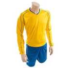 Precision Marseille Shirt & Short Set Junior (yellow/Royal, M Junior 26-28")