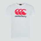 Canterbury Junior Logo T-shirt (10 Years, White)