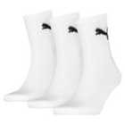 Puma Short Crew Socks (3 Pairs) (12-14, White)