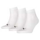 Puma Quarter Training Socks (3 Pairs) (6-8, White)