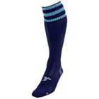 Precision 3 Stripe Pro Football Socks Junior (navy/Sky, J12-2)