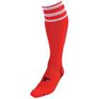 Precision 3 Stripe Pro Football Socks Junior (j12-2, Red/White)