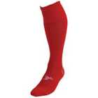 Precision Plain Pro Football Socks Junior (3-6, Red)