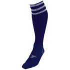 Precision 3 Stripe Pro Football Socks Adult (navy/White, 7-11)