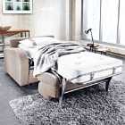 Jay-be Retro One Seater Sofa Bed Chair With Deep Sprung Mattress Autumn
