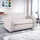 Jay-be Retro One Seater Sofa Bed Chair With Deep Sprung Mattress Mink