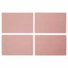 Frosted Deco Frosted Deco Placemats, Set of 4, Pink