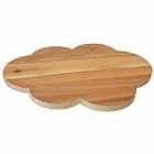 Mimo Large Chopping Board with Cloud Design - Acacia Wood