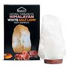 Haven Himalayan White Salt Lamp with Wooden Base & Dimmer - Medium