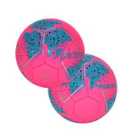Precision Fusion Mini Size 1 Training Ball (pink/Blue/Silver, Mini (size 1))