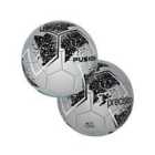 Precision Fusion Mini Size 1 Training Ball (mini (size 1), Silver/Black/White)