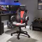 Maverick Pc Office Gaming Chair - Black & Red
