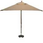 Sturdi Round 3m Wood Parasol (base not included) - Taupe
