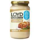 Loyd Grossman White Lasagne Sauce 30% Less Fat 440g
