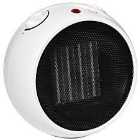 Etna Small Space Heater Ceramic Electric Heater with 3 Heating Mode - White