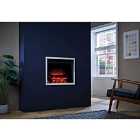 Suncrest 2kW Sonar Hole In The Wall Electric Fire - Black