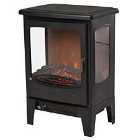 Etna 900/1800W Freestanding Electric Fireplace with Adjustable Artificial Flame