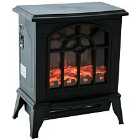 Etna Freestanding Electric 1800W Fireplace Heater with LED Flame Effect 900