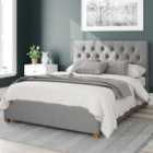 Aspire Olivier Ottoman Bed Eire Linen Grey Double