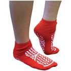 Aidapt Patient Slipper Socks - Red Medium