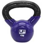 Urban Fitness Cast Iron Kettlebell (4Kg - Purple)