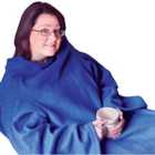 Aidapt Blue Fleece Blanket With Arms