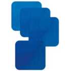 Aidapt 14Cm Square Coasters - Blue