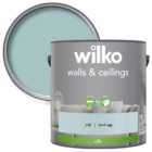 Wilko Walls & Ceilings Duck Egg Silk Emulsion Paint 2.5L