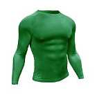 Precision Essential Baselayer Long Sleeve Shirt Junior (green, S Junior 24-26")