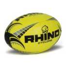 Rhino Cyclone Rugby Ball (4, Fluo Yellow)