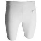 Precision Essential Baselayer Shorts Adult (white, Xxlarge 42-44")