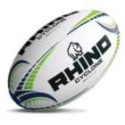 Rhino Cyclone Rugby Ball (4, White)