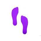 Foot Floor Marker (pack Of 6) (purple)