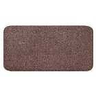 Dirt Trapper 50x75cm Gripper Backed Washable Doormat - Coffee