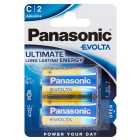 Panasonic Evolta C Batteries Alkaline 2 per pack