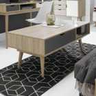 LPD Furniture Scandi Coffee Table Grey