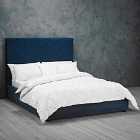LPD Furniture Islington Double Bed Blue Velvet