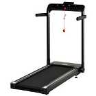 HOMCOM Black 5 Speed 600W Foldable Electric Treadmill With Safety Lock Led Screen